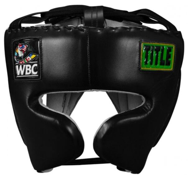 TITLEタイトルWBCヘッドギア ブラックSparring Headgear | ボクシング格闘技専門店 OLDROOKIE
