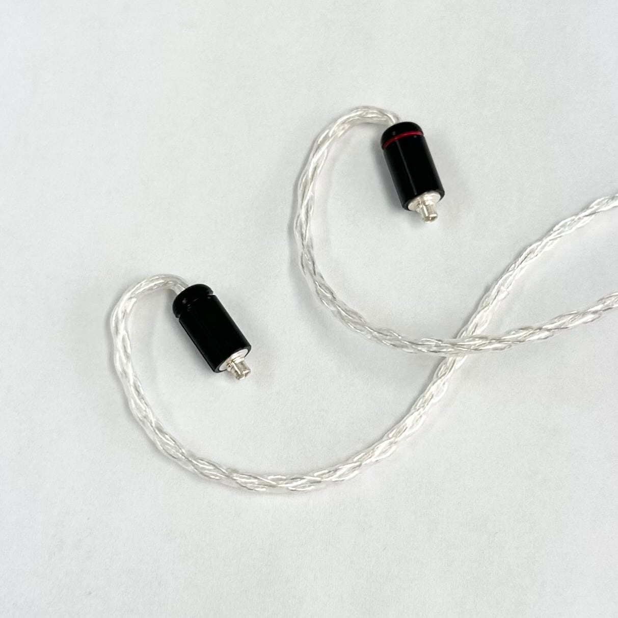 《SALE》【サンプル市】未発売品 12芯:NOBUNAGA Labs SILVER:2.5mm4極バランス対応 MMCXリケーブル