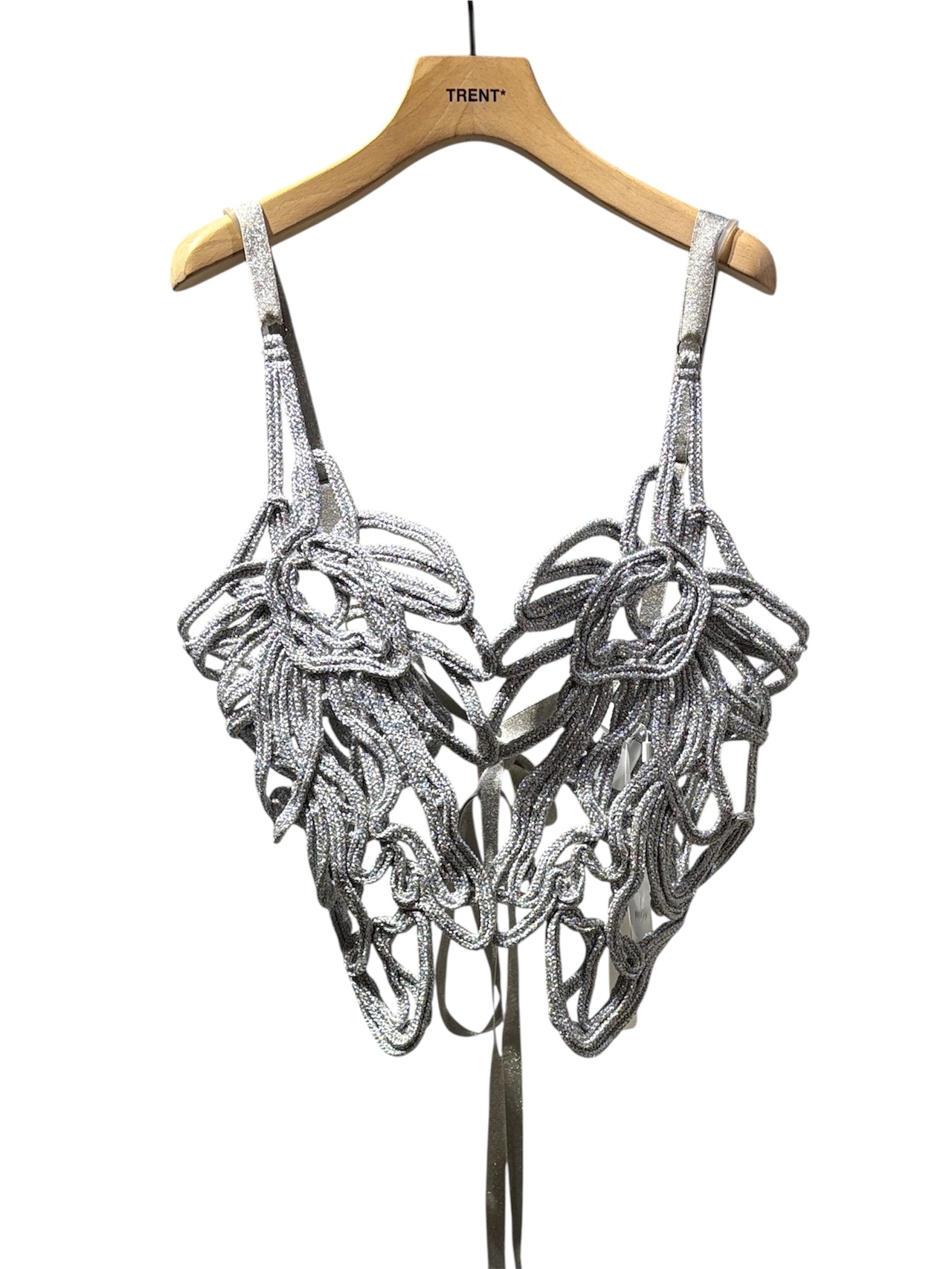 【予約販売】MUKASA ムカサ/ Embroidery Metalic Camisole / キャミソール - 4