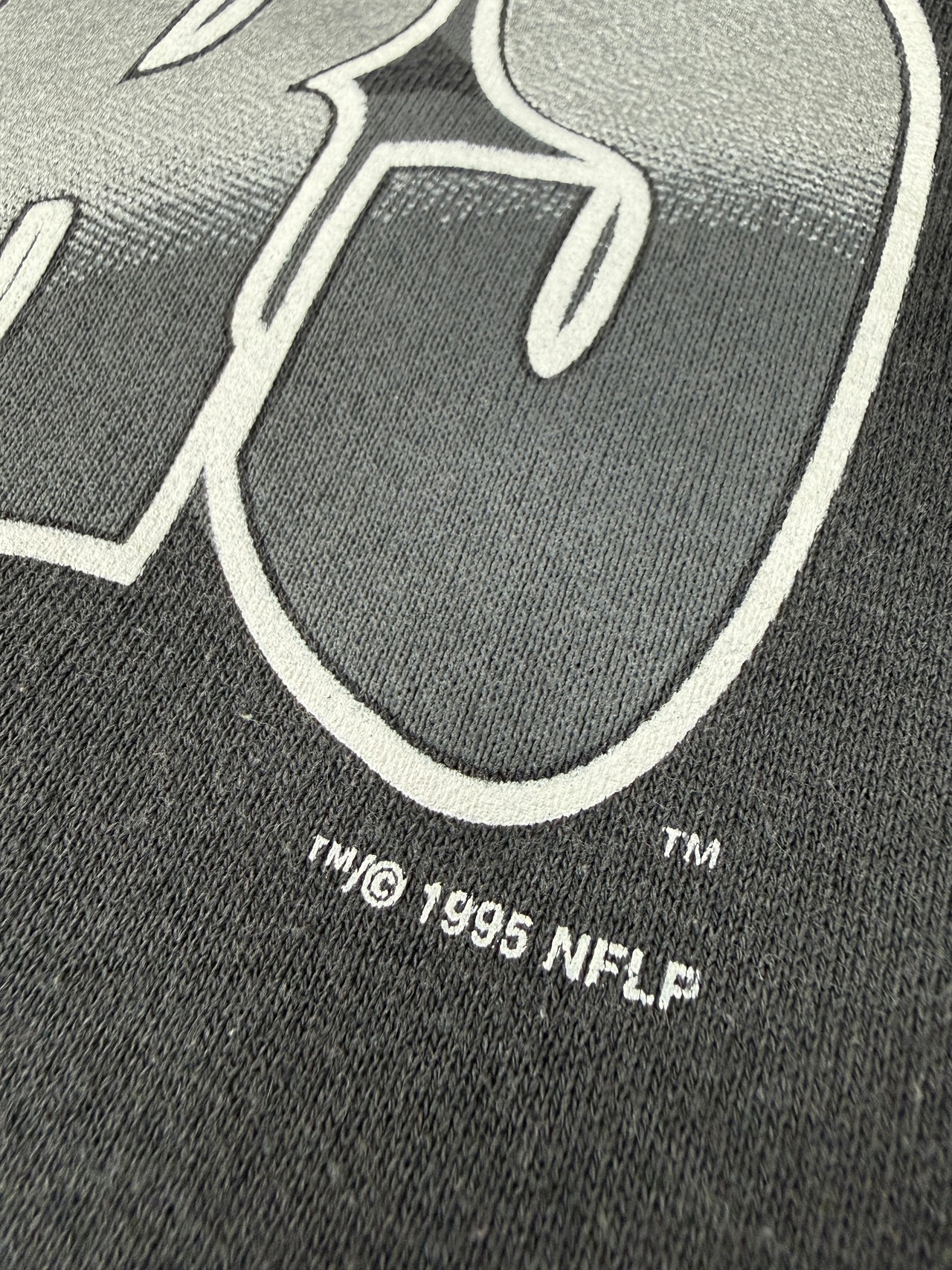 90s OAKLAND RAIDERS / TRENCH タグ欠損　made in usa・画像4