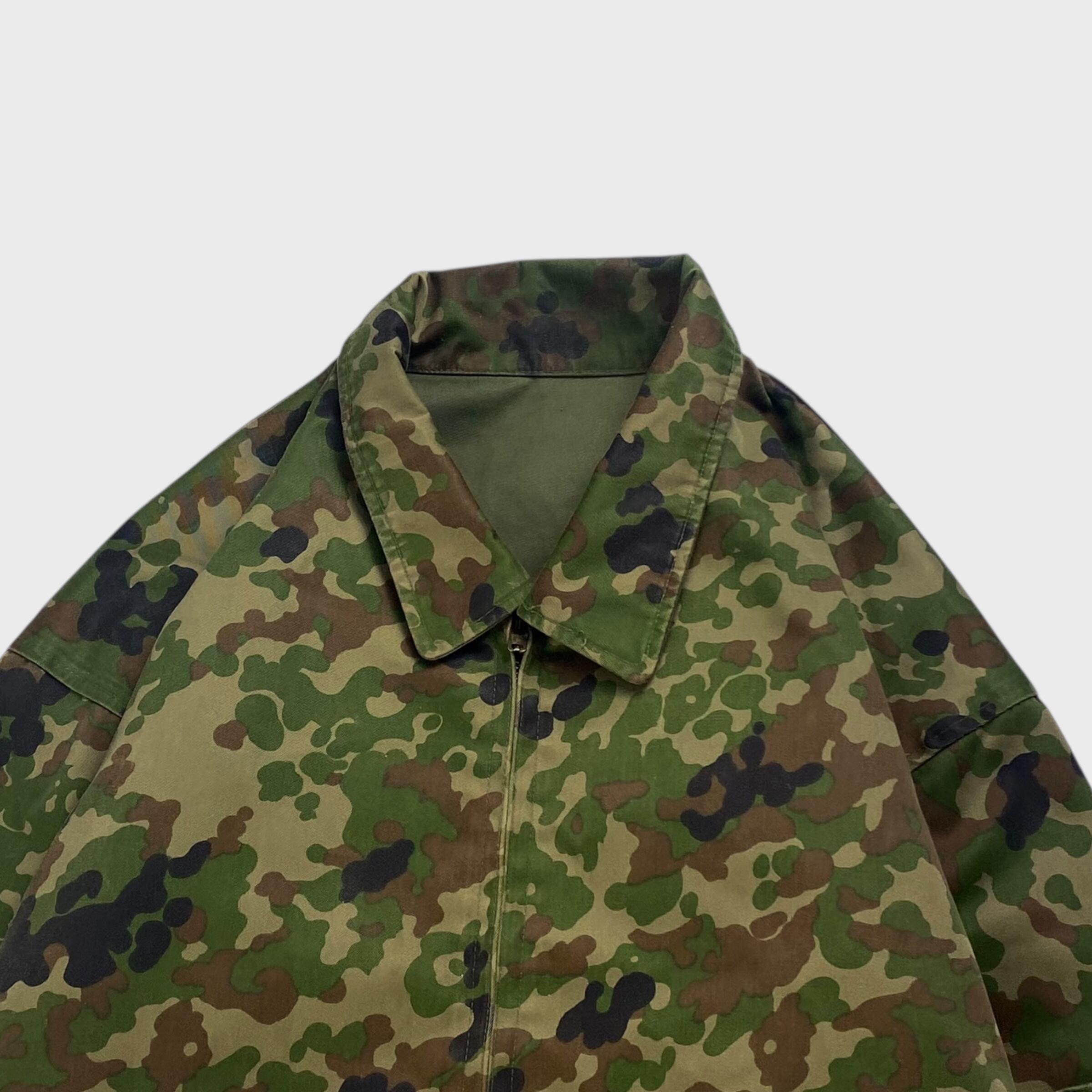 90's】 陸上自衛隊 L相当 リバーシブルジャケット 迷彩2型 ブルゾン