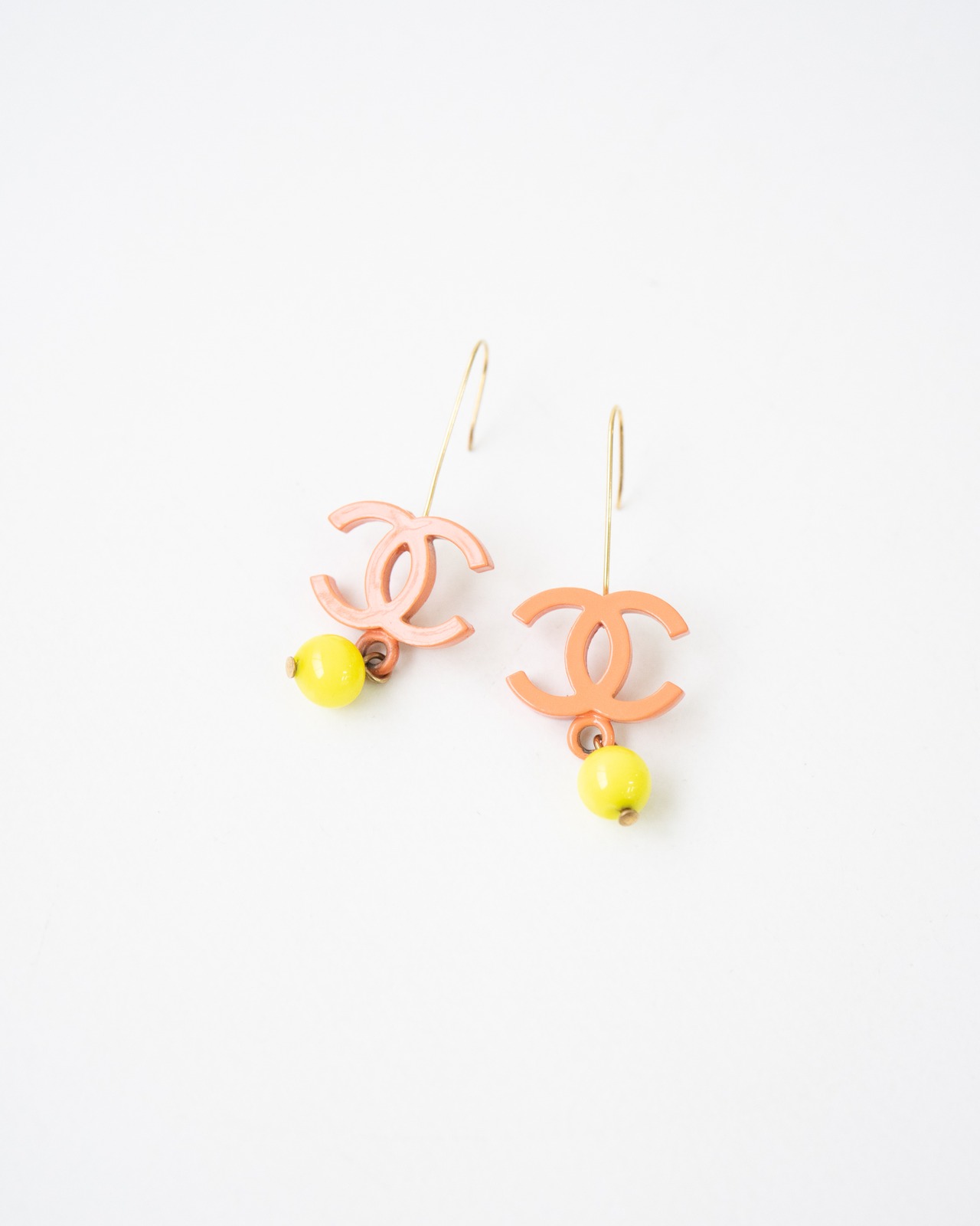〈CHANEL〉CC Mark Beads Earrings 2003SS