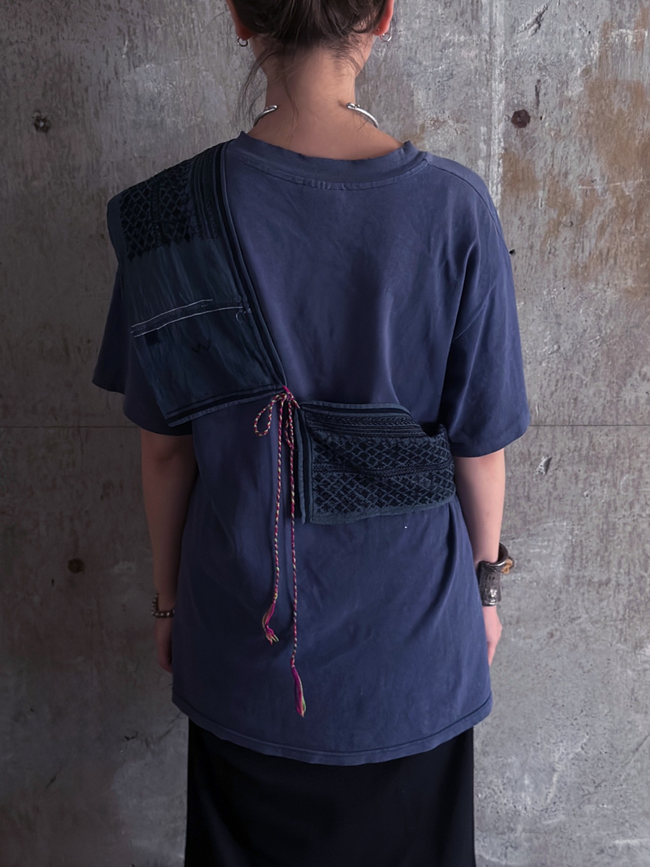 tay original【BLACK and RE-SEW】／Coin Yao tribe Vintage foot cover