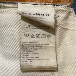 【NudieJeans】イタリア製 グリムティム W29 ジーンズ デニム ジーパン ヌーディージーンズ ITALY EU古着