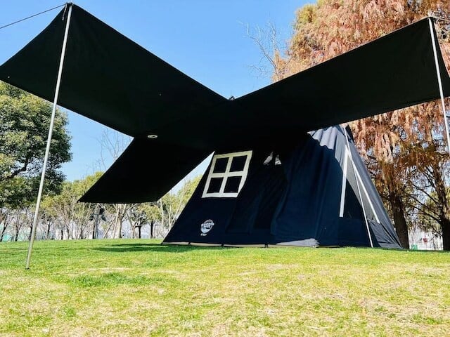 30％OFF】沢田テント サイドウォール ブラック | sotosotodays