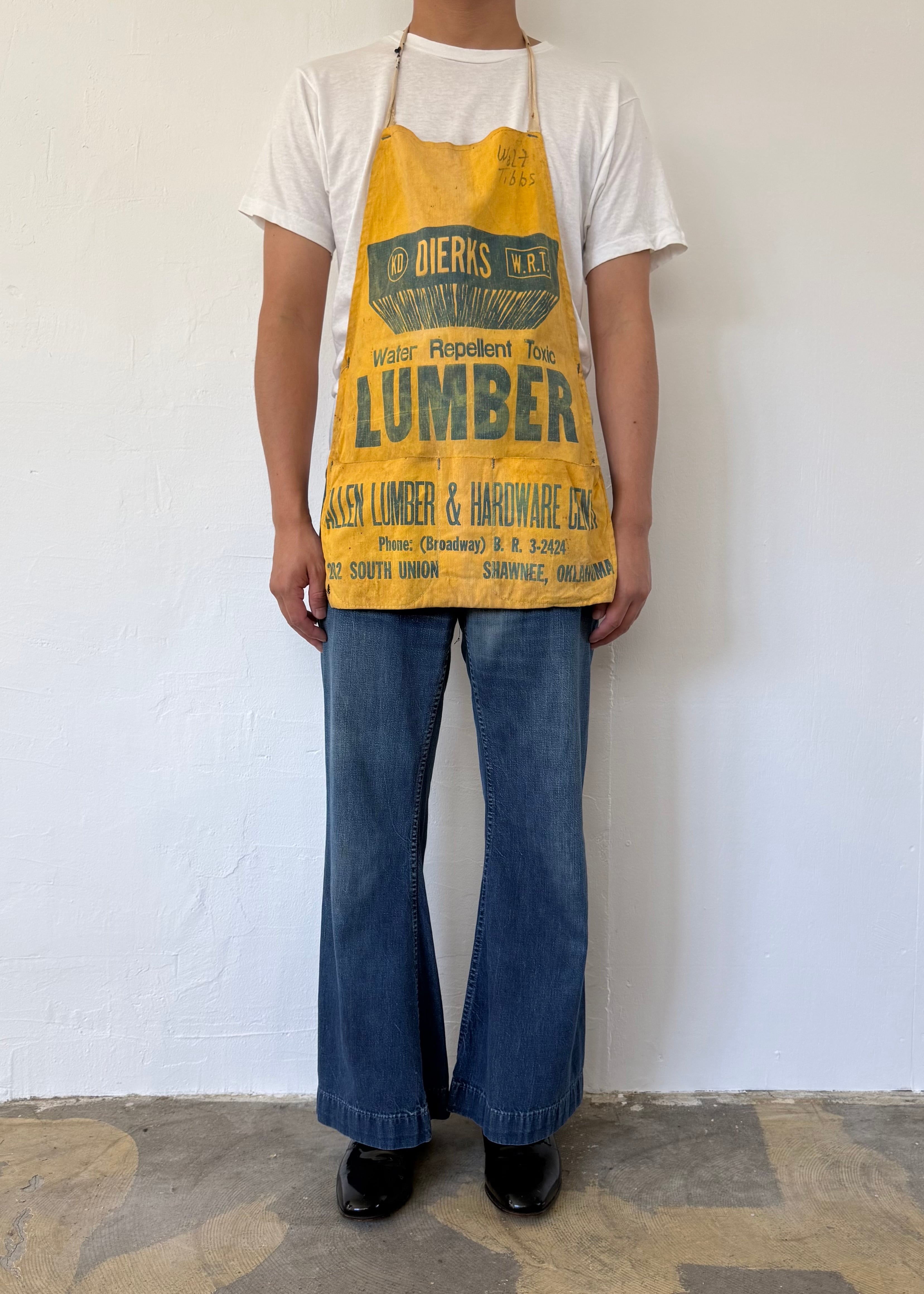 1950's- ALLEN LUMBER & HARDWARE CEMTER Lumber Apron | EVERYTHING