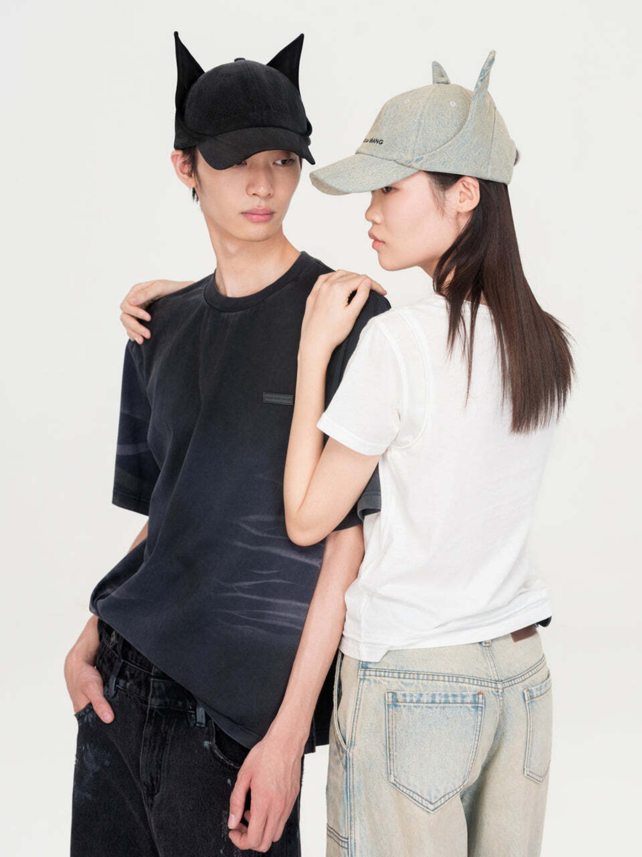 【26AW | MEN】Feng Chen Wang フェンチェンワン / キャップ / WASHED-DENIM CAT-EAR CAP　FUF22AC24 - 7