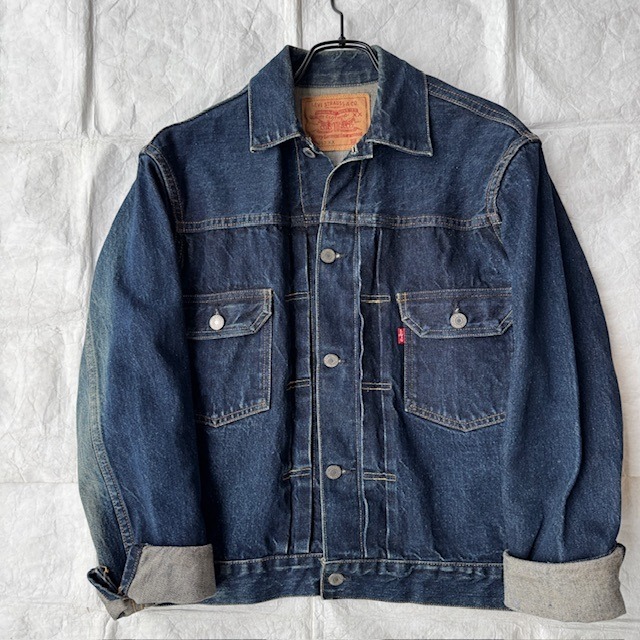 Levi’s 507XX デニムジャケット バレンシア工場 Sun Fade 90s セカンド 古着 40 画像3