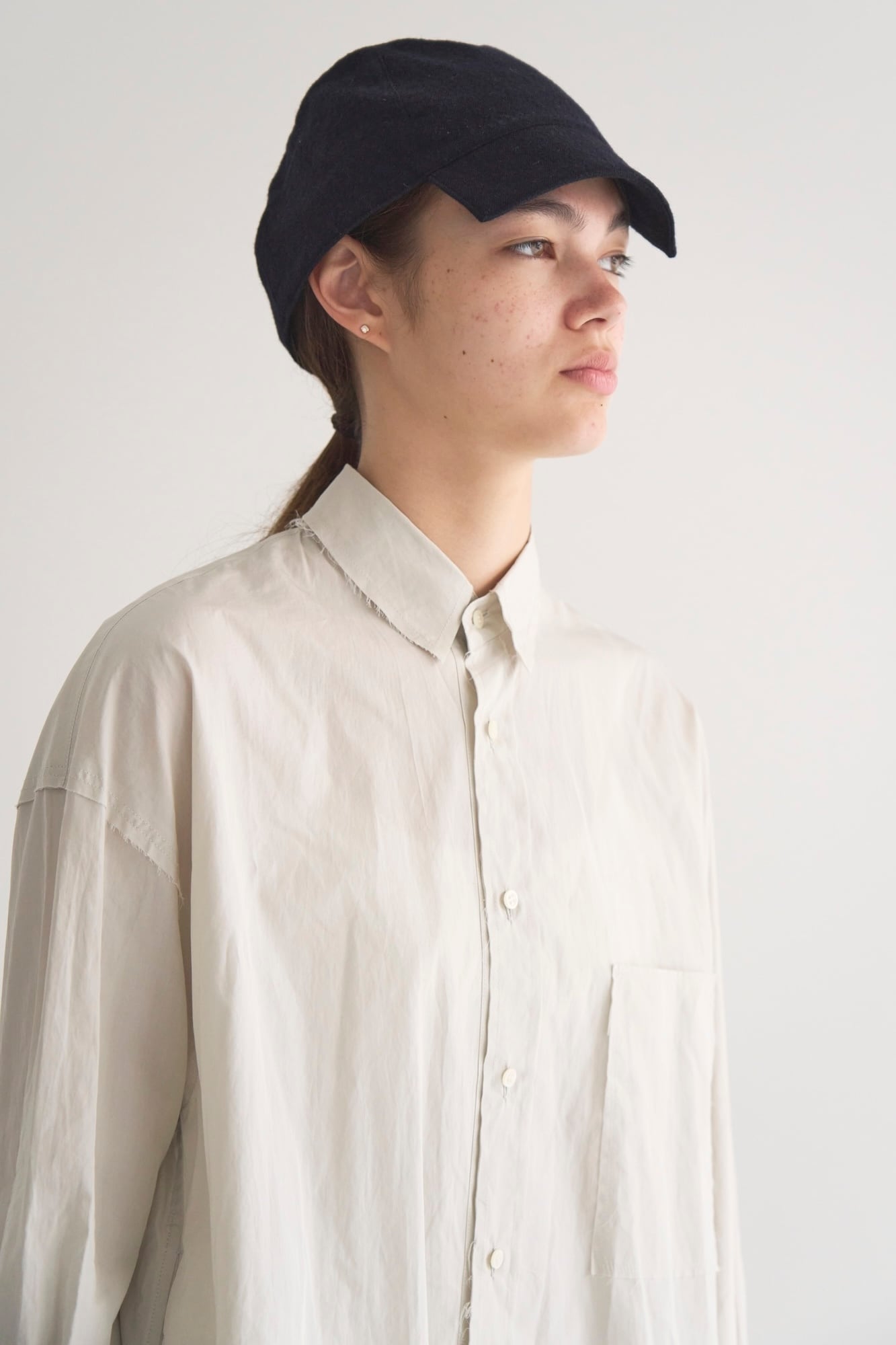 211 U.F. SHIRTS A-100 KUROMAME