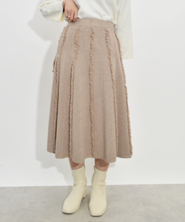 920243 フリンジデザインスカート