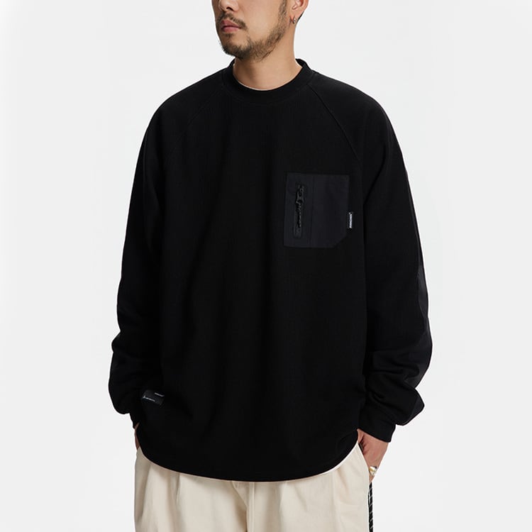 ★ROUND NECK LONG SLEEVE TOP　　　A0452