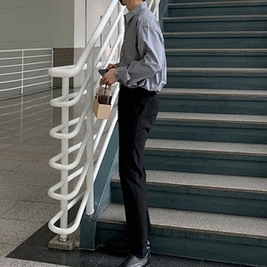 シンプルベーシックストライプシャツ　MT0080197