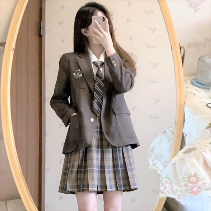 お友達とお揃いで着たい♪ 3点セット スクールガール風 制服風