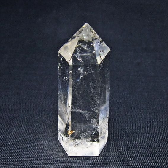 水晶 六角柱 ポイント 置物 一点物 142-11195