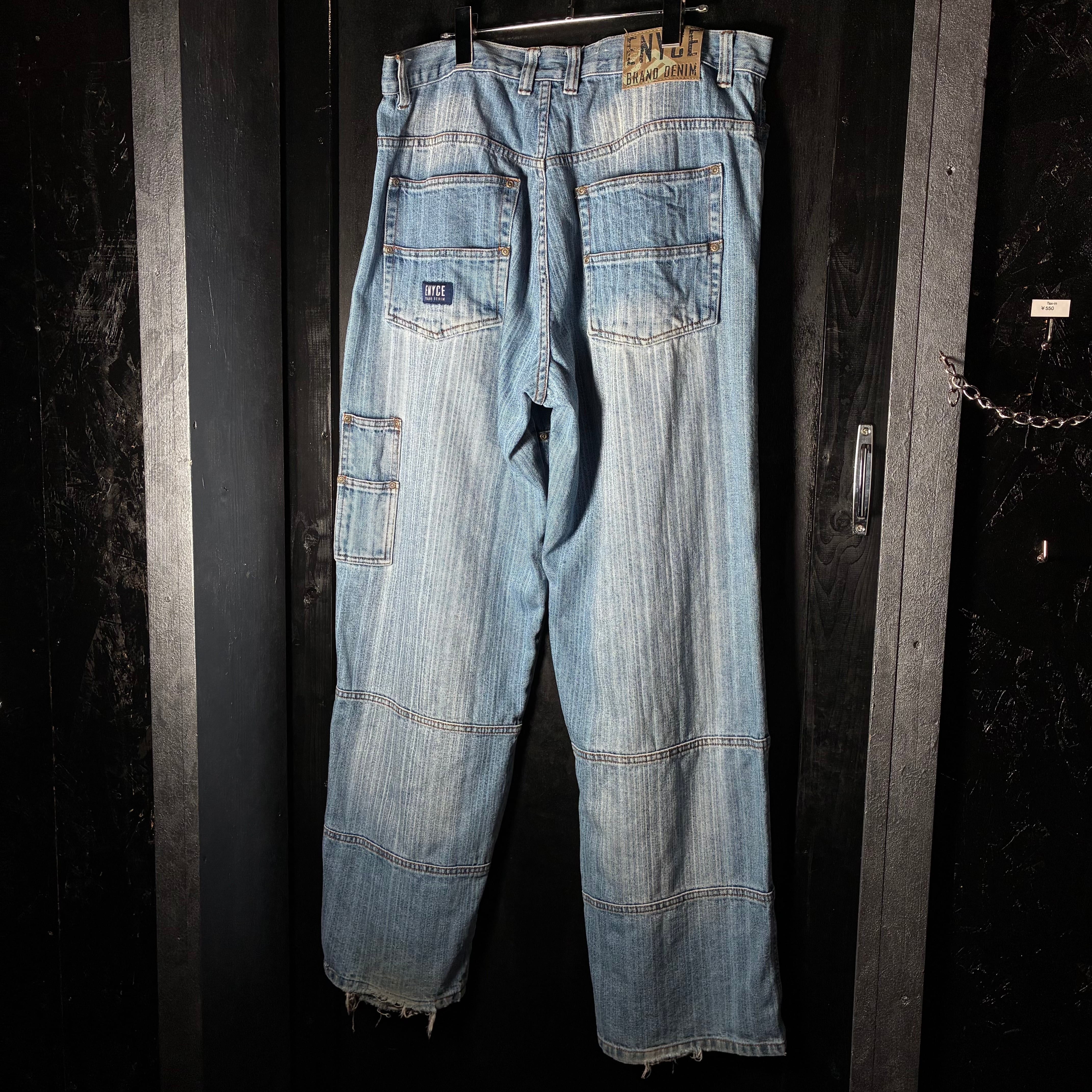 ENYCE Hip hop デニムパンツ W36 タテ落ち エニーチェ | 古着屋 the moon