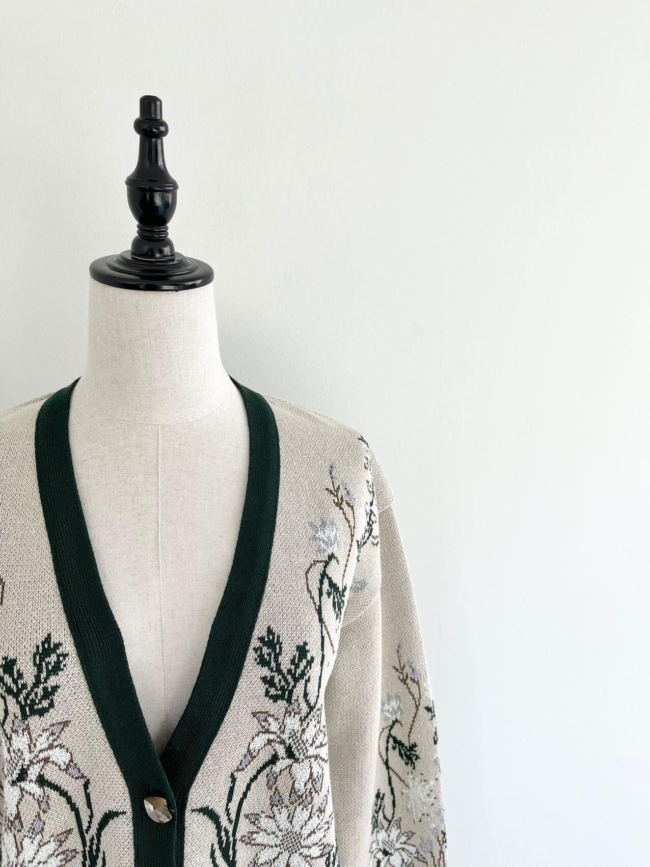 MURRAL Garden flower knit cardigan | KOKO