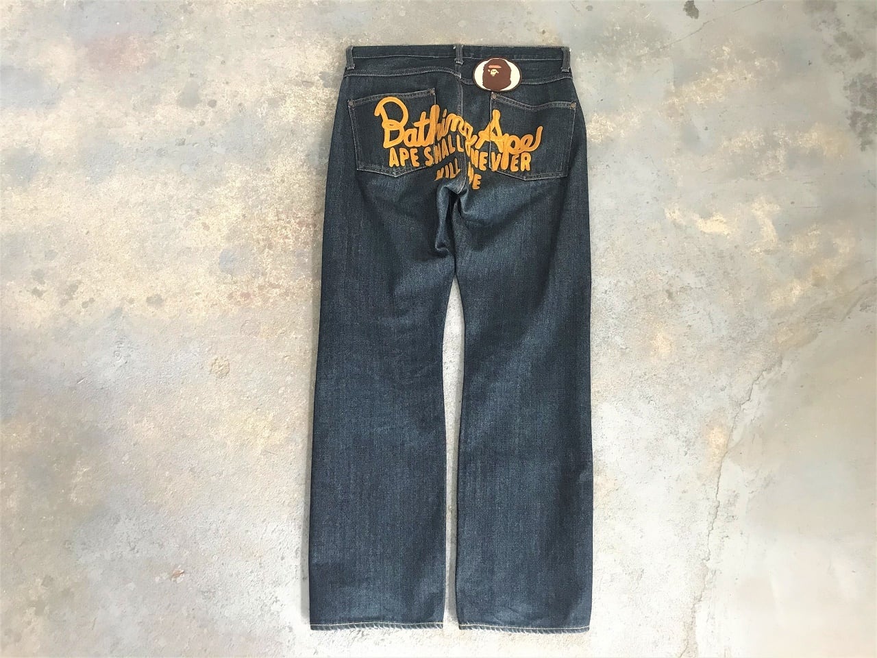 A BATHING APE Champion Denim