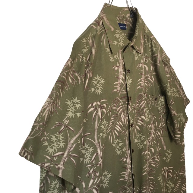 限定W特典付属 JOHN ASHFORD アロハシャツ 花柄 シック レーヨン