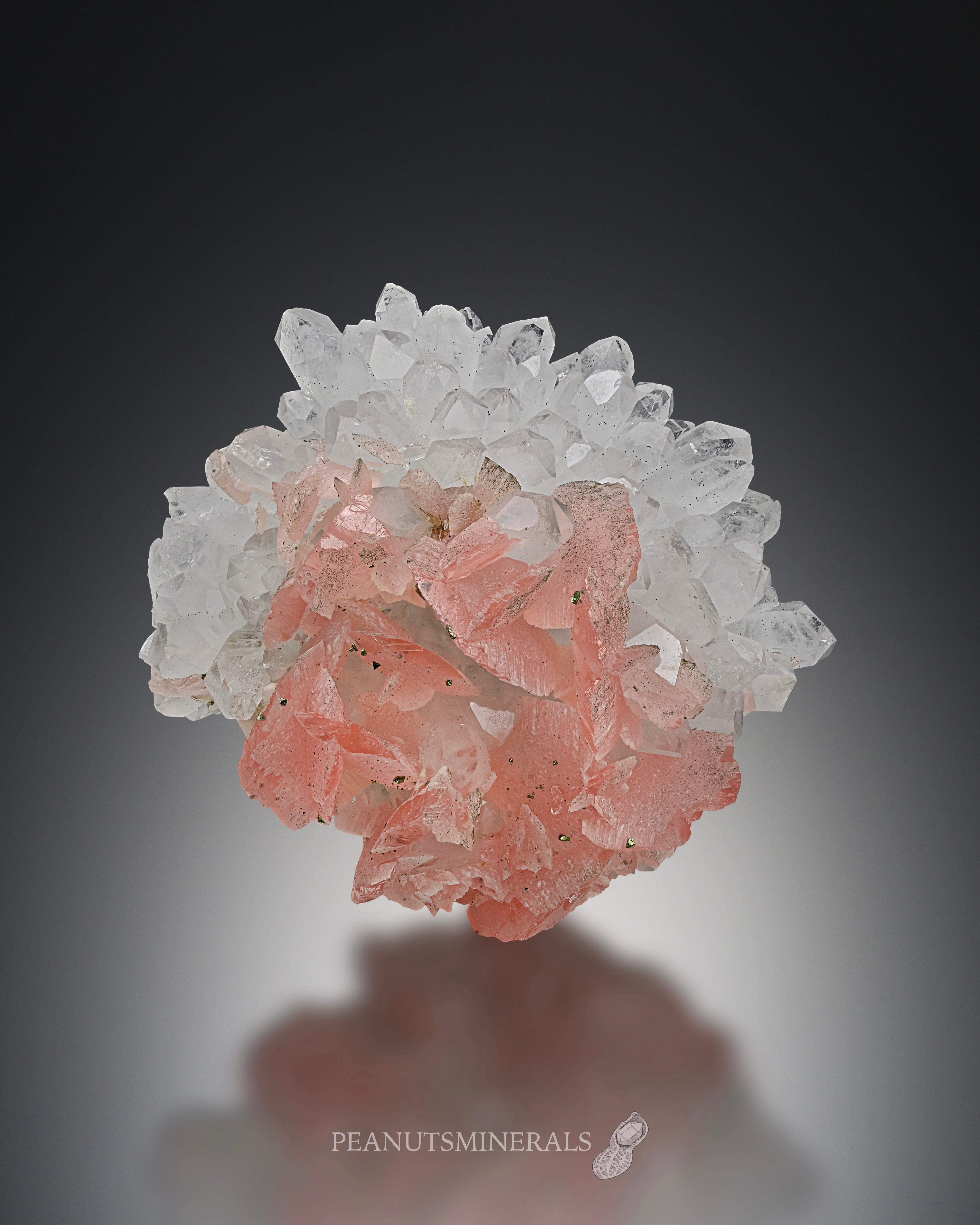 ロードクロサイト【Rhodochrosite with Quartz】中国産 | PEANUTS MINERALS