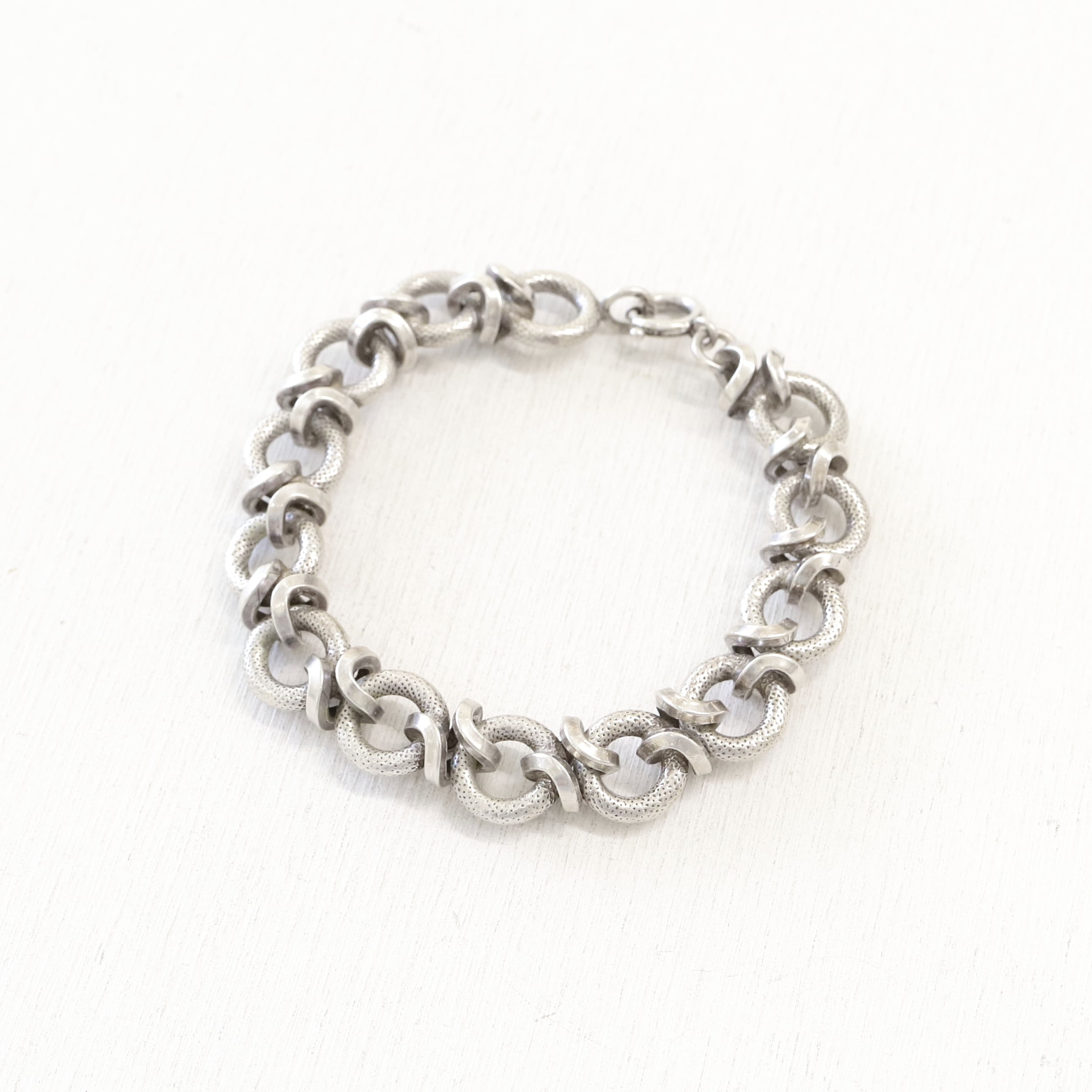 FLAT LINK CHAIN MANTEL BRACELET -SILVER925- マンテルブレスレット