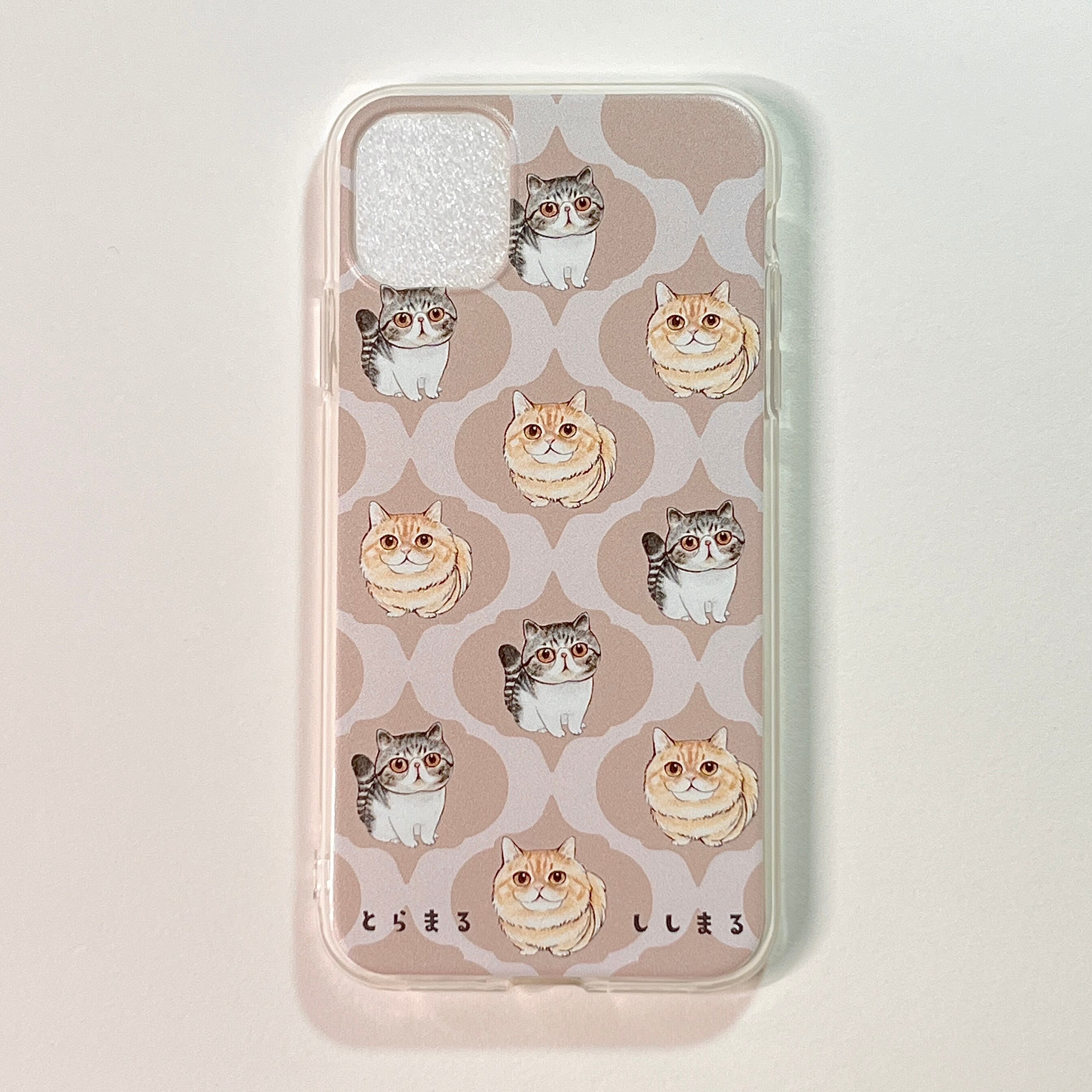 オプショングッズ：片面スマホケースソフトタイプ | ペットイラストは