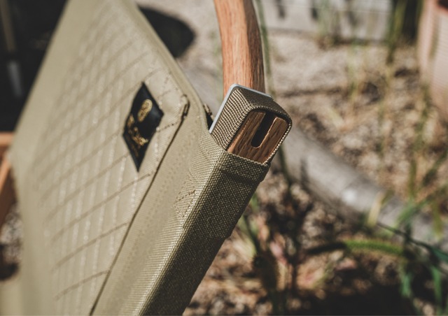【WOS-WG】 Standard Juhe Chair Oak Walnut　- Army green  -
