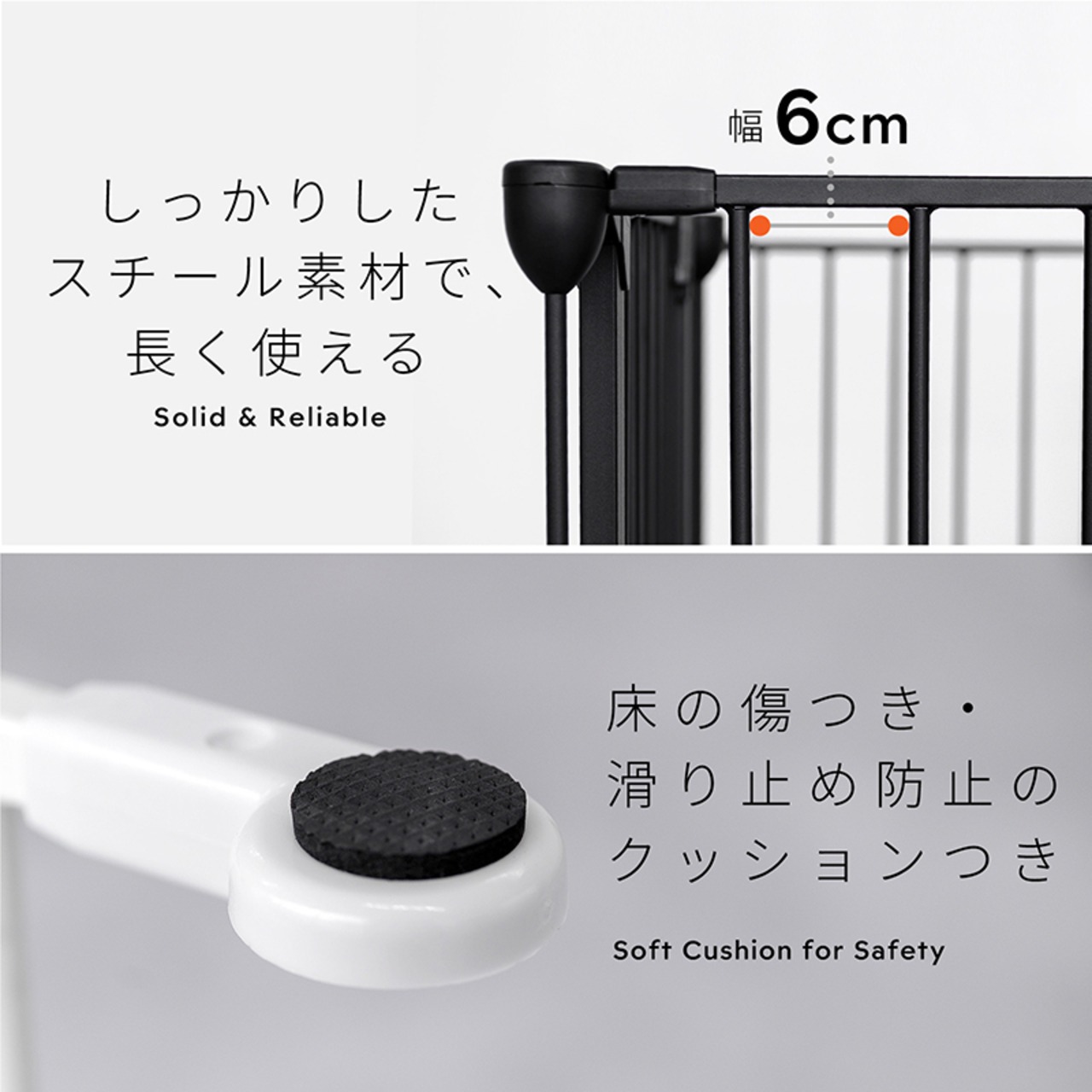 【扉付き12枚セット】abaskdesign ピュアループサークル ペットサークル 60cm以上 折りたたみ ドア付き スチール 簡単組み立て