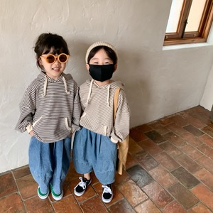 《取寄》 ファインボーダーフーディー （全２色） KMAI 韓国子供服 パーカー