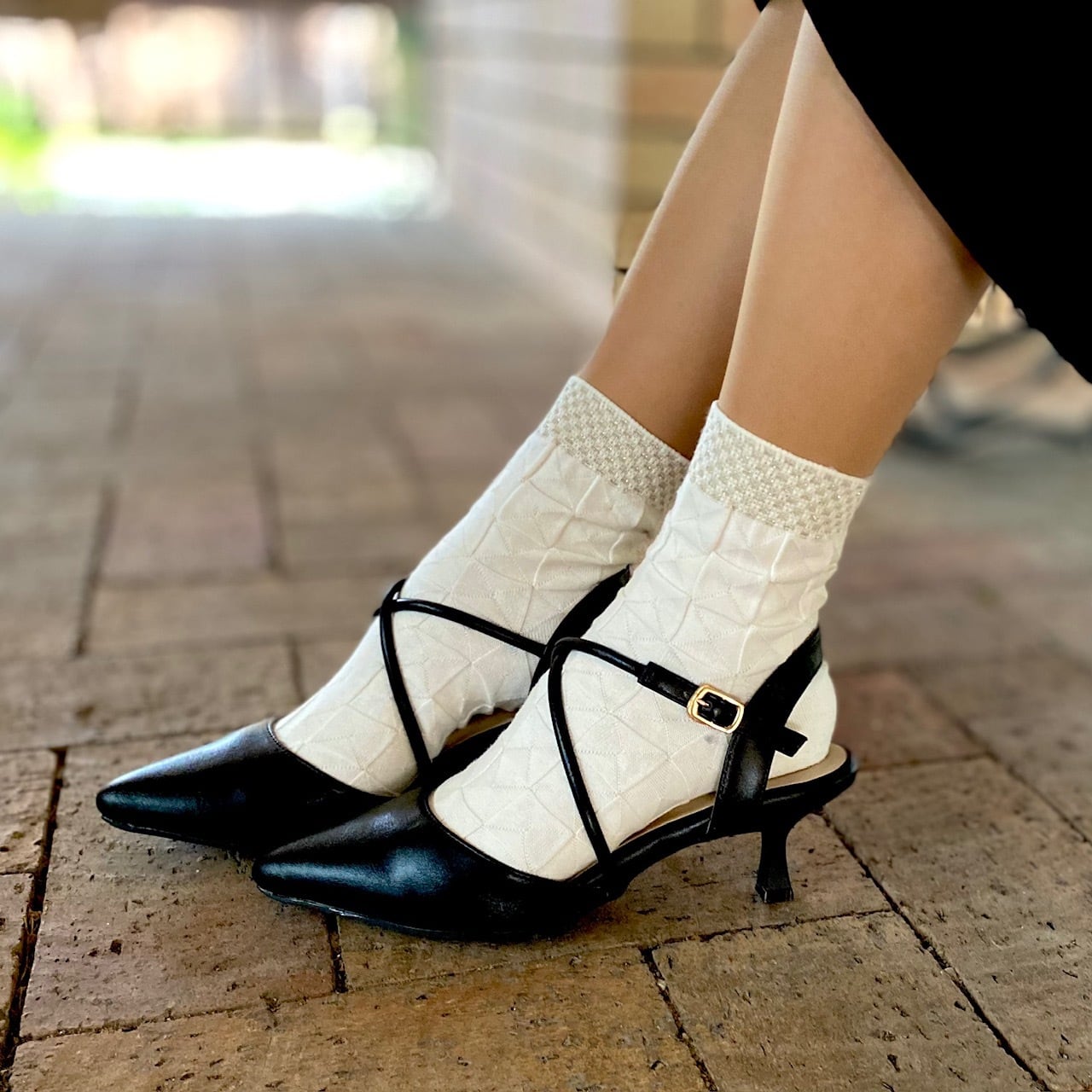 モザイクコットンソックス | 足属 ZOKZOK