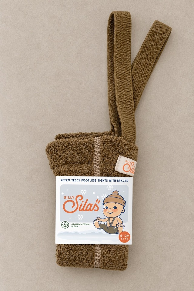 【 Silly Silas 】 Teddy Warmy "レギンス" / Acorn Brown