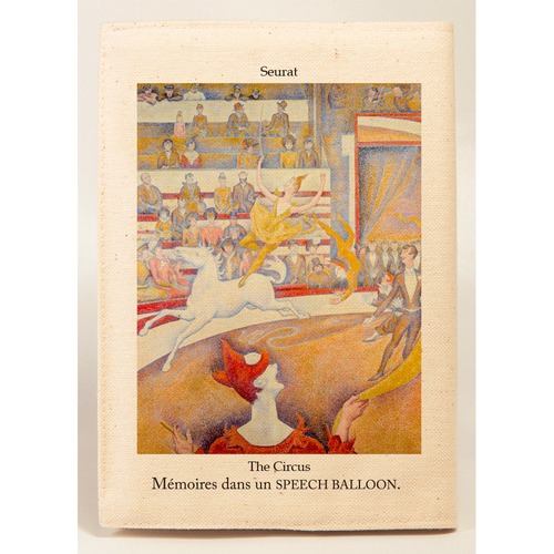 第2弾　スーラ　Georges Seurat　スピーチバルーンのブックカバー