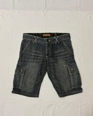Stussy ショートデニム Washed Black 34インチ 80s OLD STUSSY/Denim 