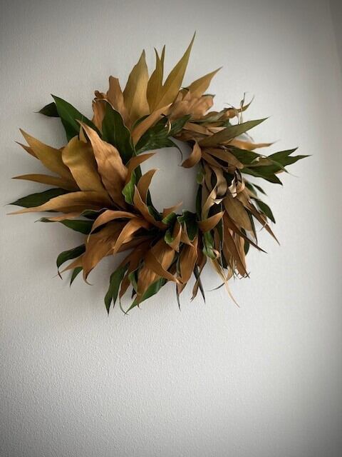 グレビレアゴールド＊リース【ドライフラワー】 | chikit_designflowers