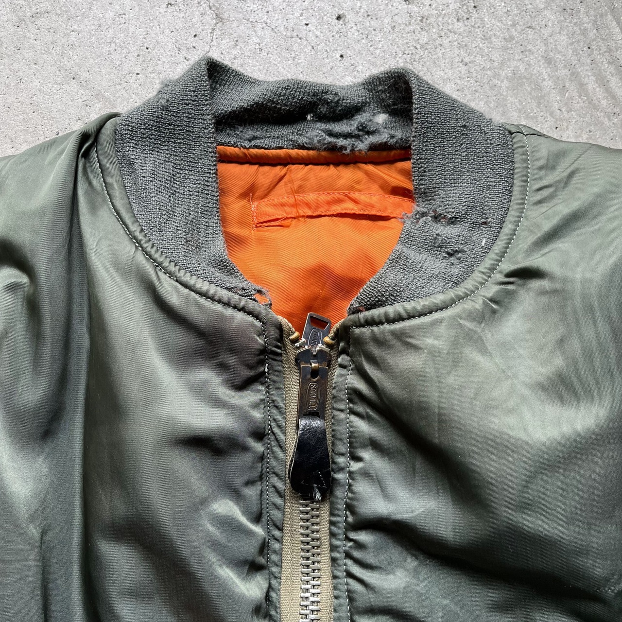 73年納品 70年代 ビンテージ USAF 米軍実品 MA-1 ミリタリー フライト 