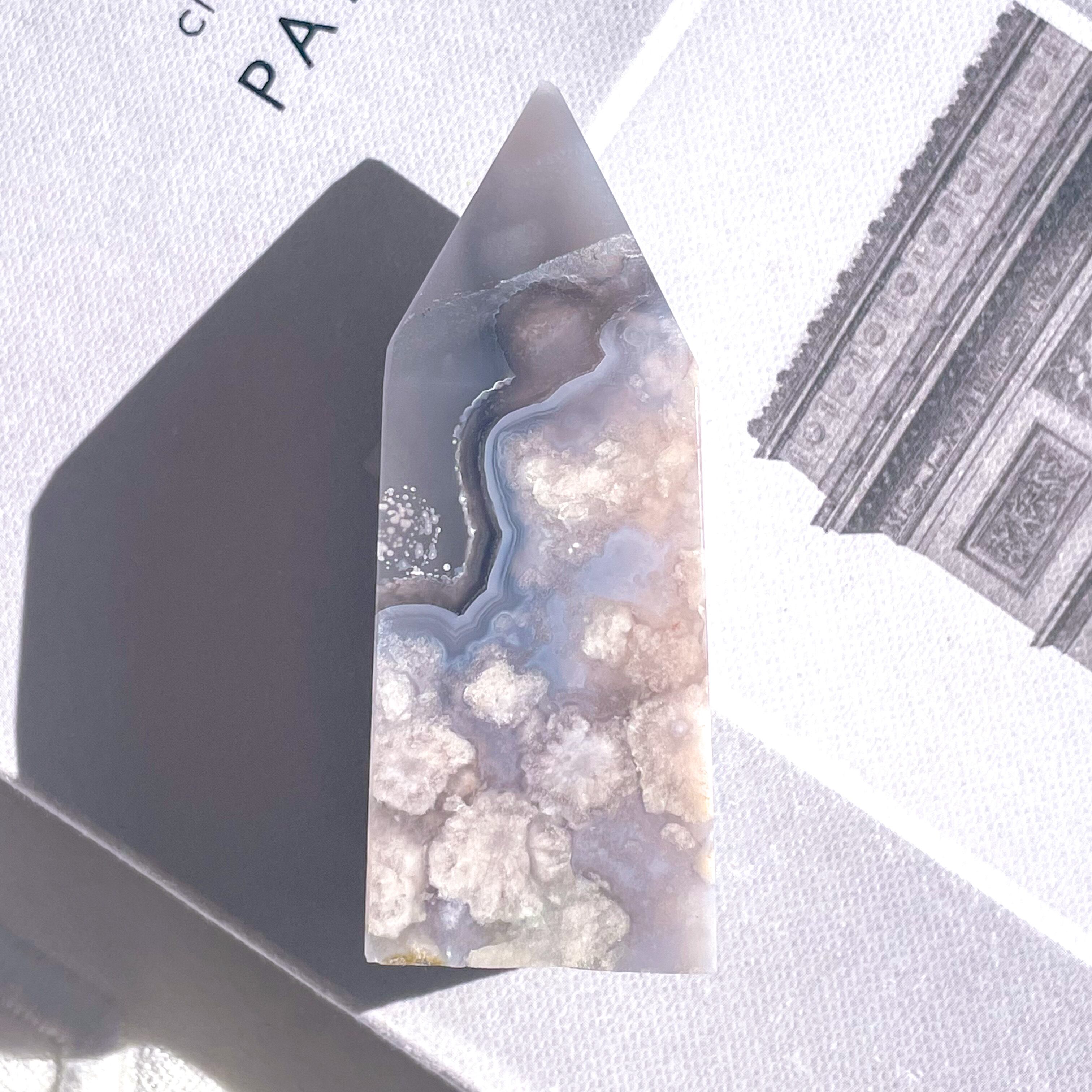 Blue Flower Agate 1 ✧ ブルーフラワーアゲート