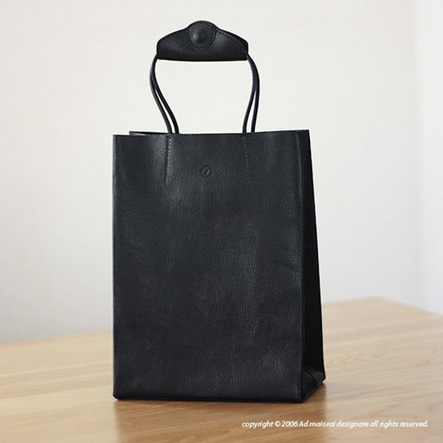 大人の革袋 S・ブラック｛受注製作品］