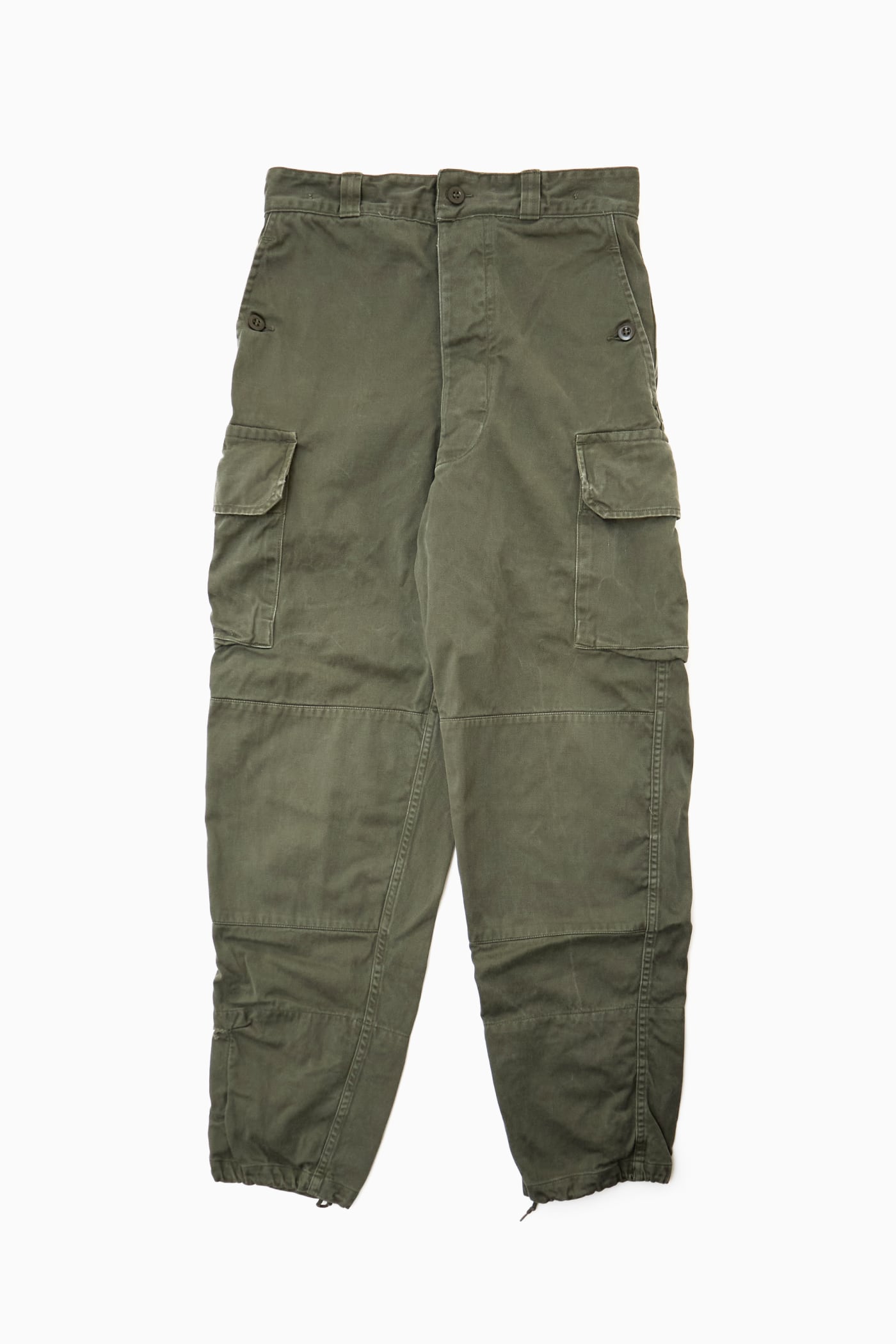 70s フランス軍 M64 70s VINTAGE】 SOCOVET製 フランス軍 M-64 カーゴパンツ 76 | Reben