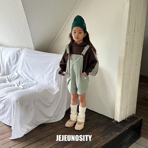 ［即納］jejeunosity corduroy short overalls