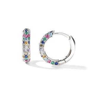 【数量限定】マルチカラージルコニアピアス