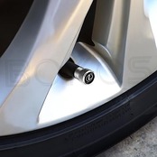 レクサス タイヤバルブキャップ RX LX CT EX HS NX ES LX LC GS IS ドレスアップ カッコいい (レクサス, 銀)