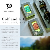 GOOD LUCK / モデル名:麻の葉/ ゴルフ運を呼び寄せるメタルマーカー 色:ターコイズ or パープル