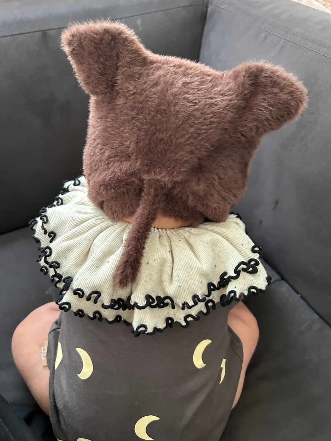 猫耳ニットボンネット