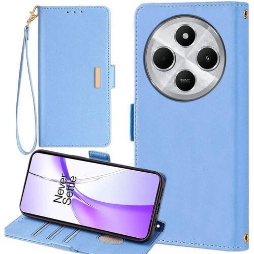 Xiaomi Redmi 14C ケース 手帳型 通用 シャオミ レッドミ Redmi14C ストラップケース SIMフリー Redmi 14C 手帳型ケース レッドミ 14C カバー Redmi 14 C 手帳 耐衝撃 カードケース 携帯カバー カード 手帳カバー 適用 Cobeimisr case マグネット 携帯カバー ストラップ ストラップ付きケース スマホケース ブルー 3584