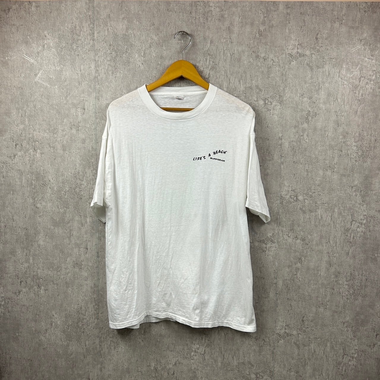 90s LIFE'S A BEACH ヴィンテージTシャツ | 無人の古着屋 タマチスリフト