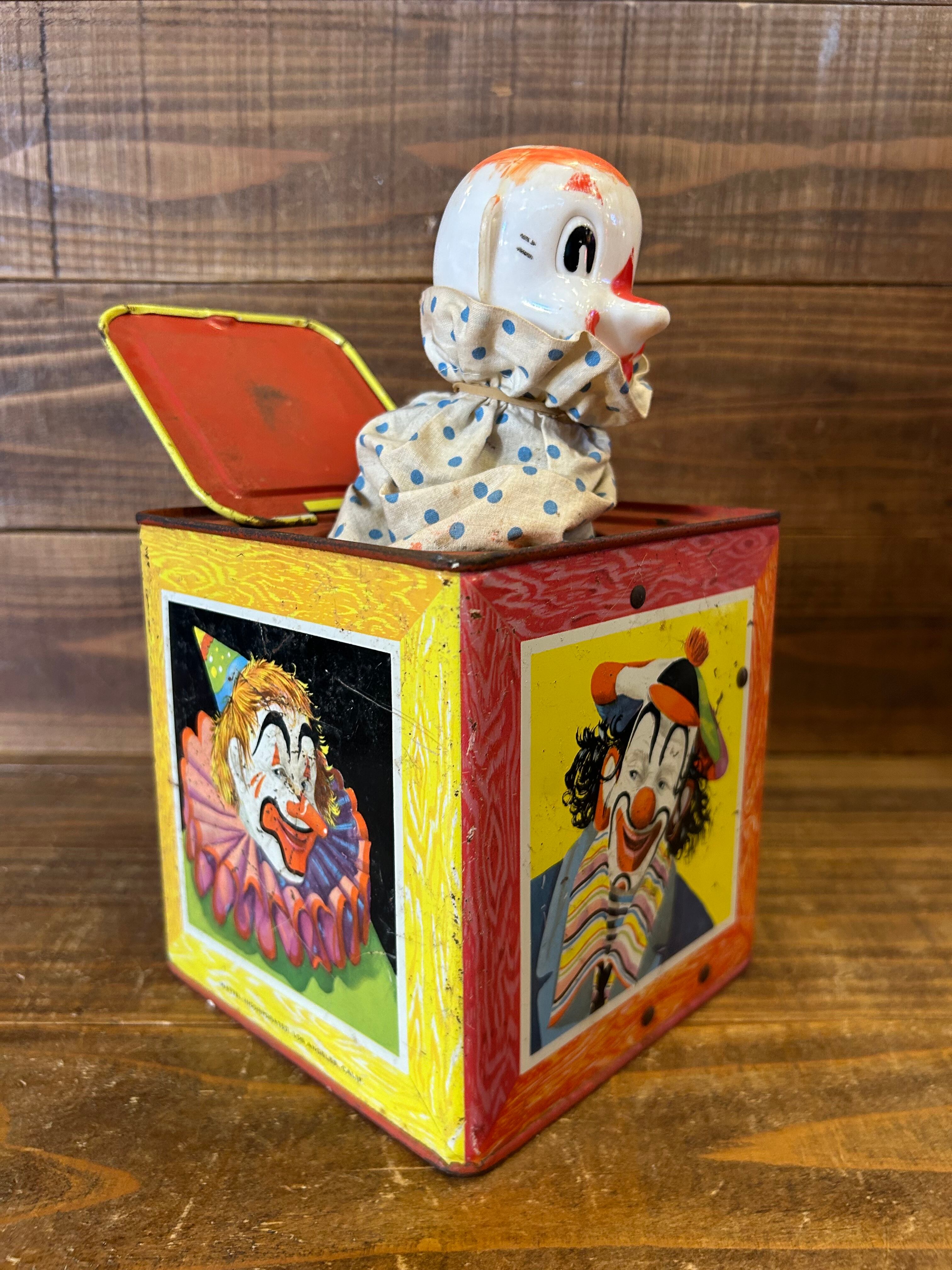 Vintage Matty Mattel Jack in the Box''Clown''/ピエロ ジャック