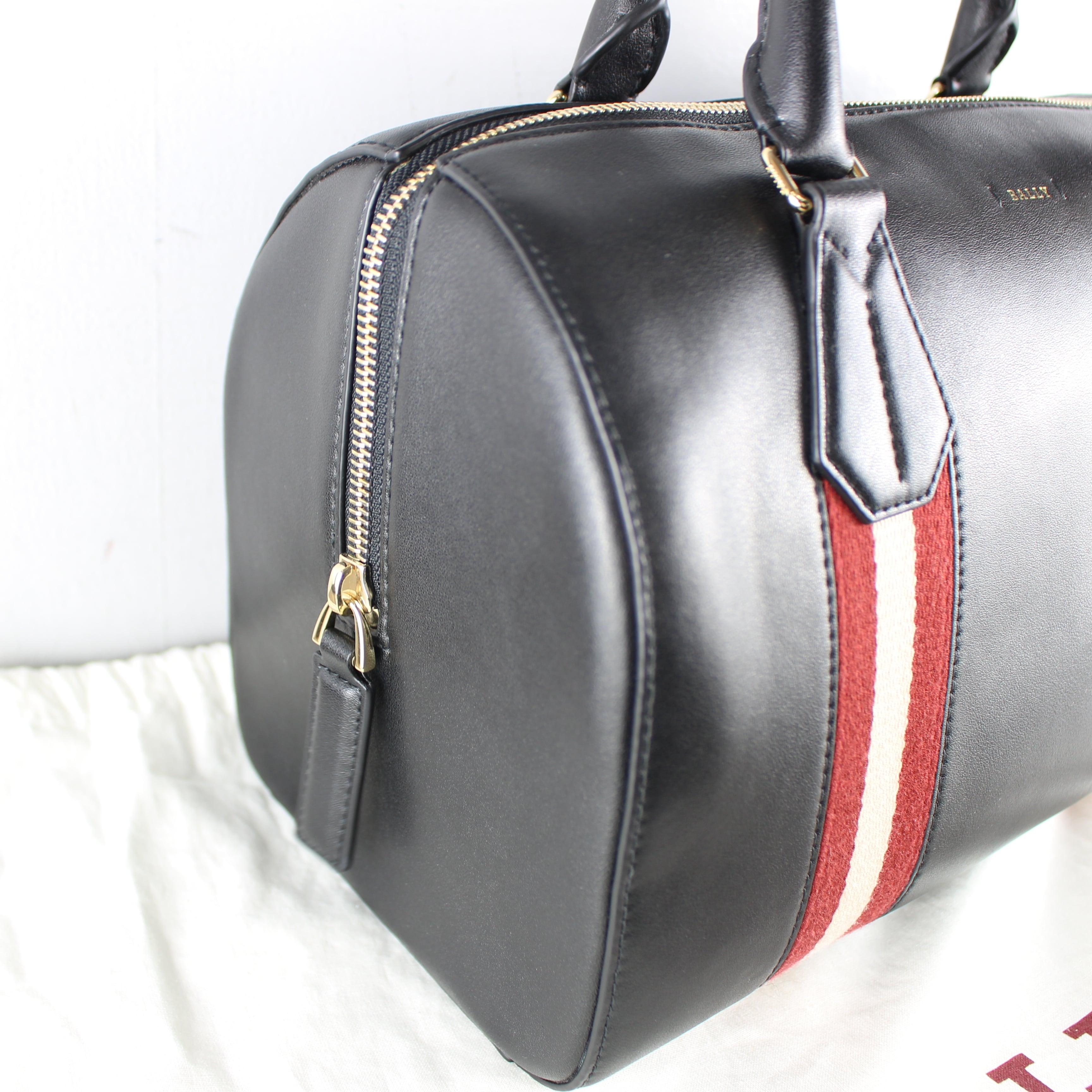 BALLY バリーラインレザー2wayショルダーバッグ｜ファッション
