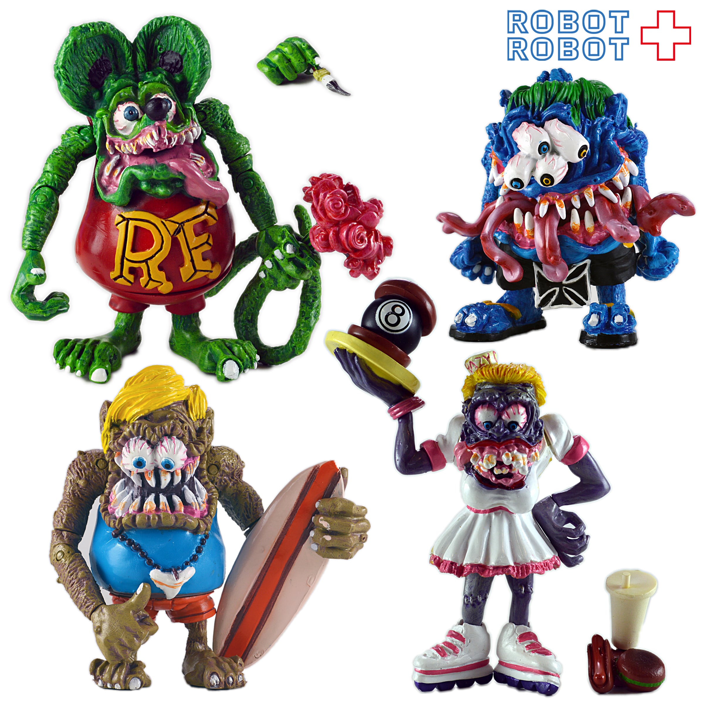 ★ラットフィンク/rat fink & ビースト/フィギュア 2体セット★ ☆ラットフィンク/rat fink & ビースト/フィギュア 2体セット