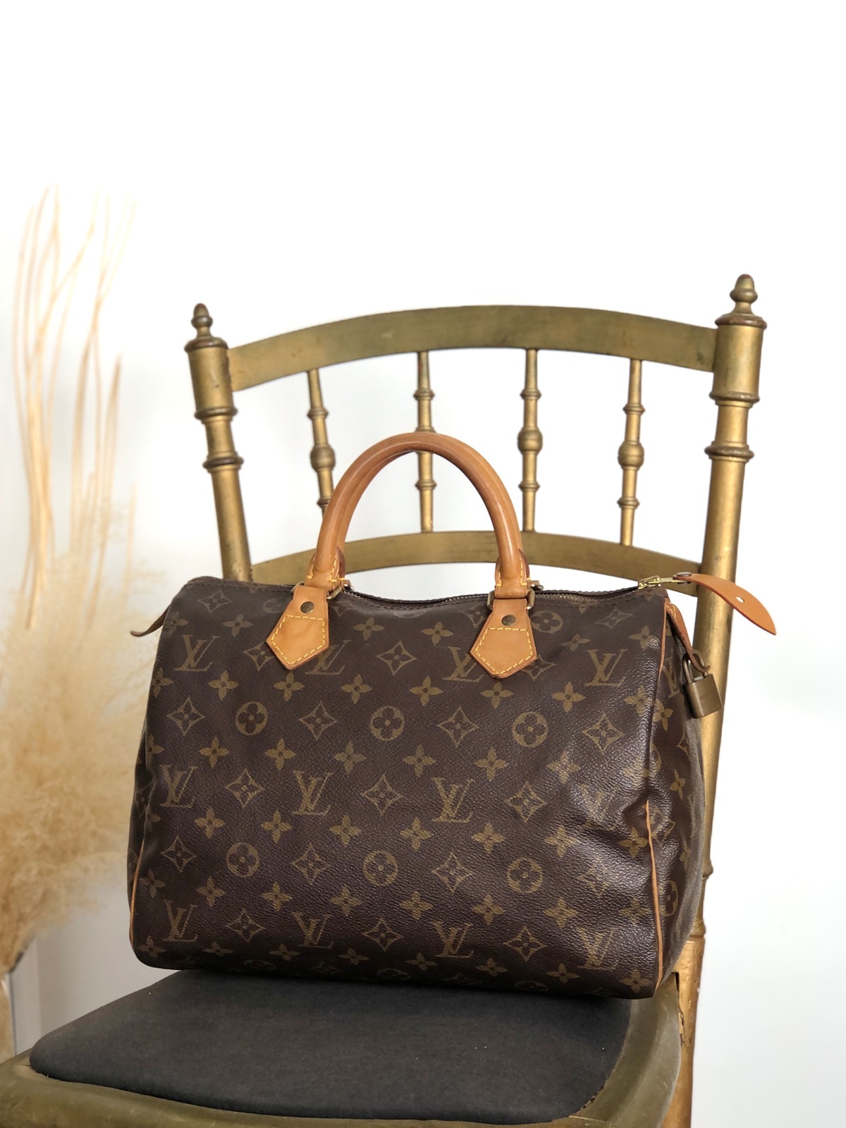 LOUIS VUITTON ルイヴィトン スピーディ30 モノグラム ハンドバッグ 