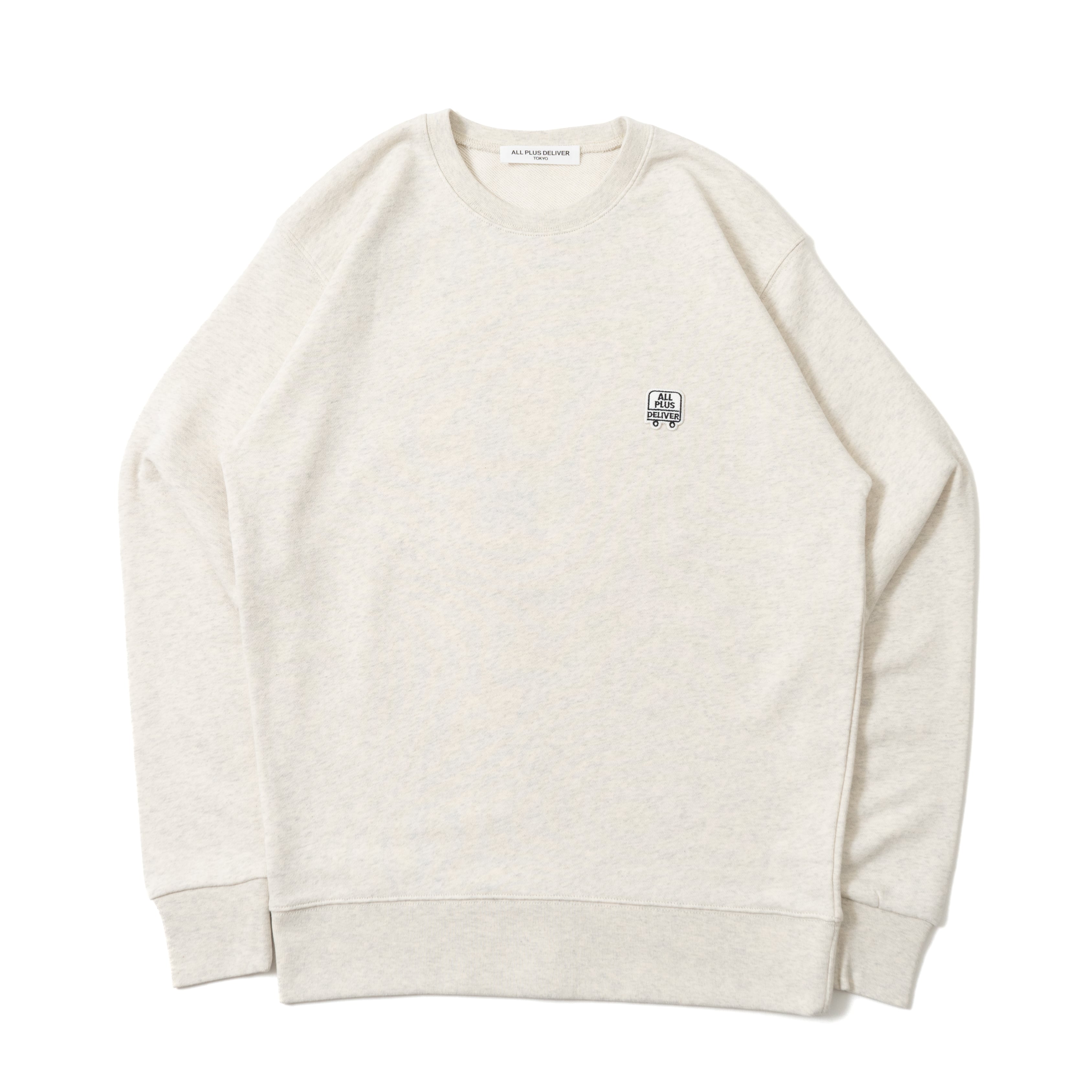 ALPSDR LOGO PATCH SWEAT / OATMEAL