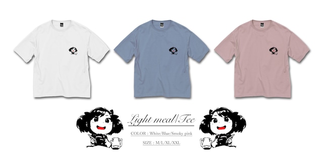 Light meal/ﾋﾞｯｸﾞｼﾙｴｯﾄTｼｬﾂ